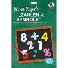 Blank Magnets Numbers&Symbols