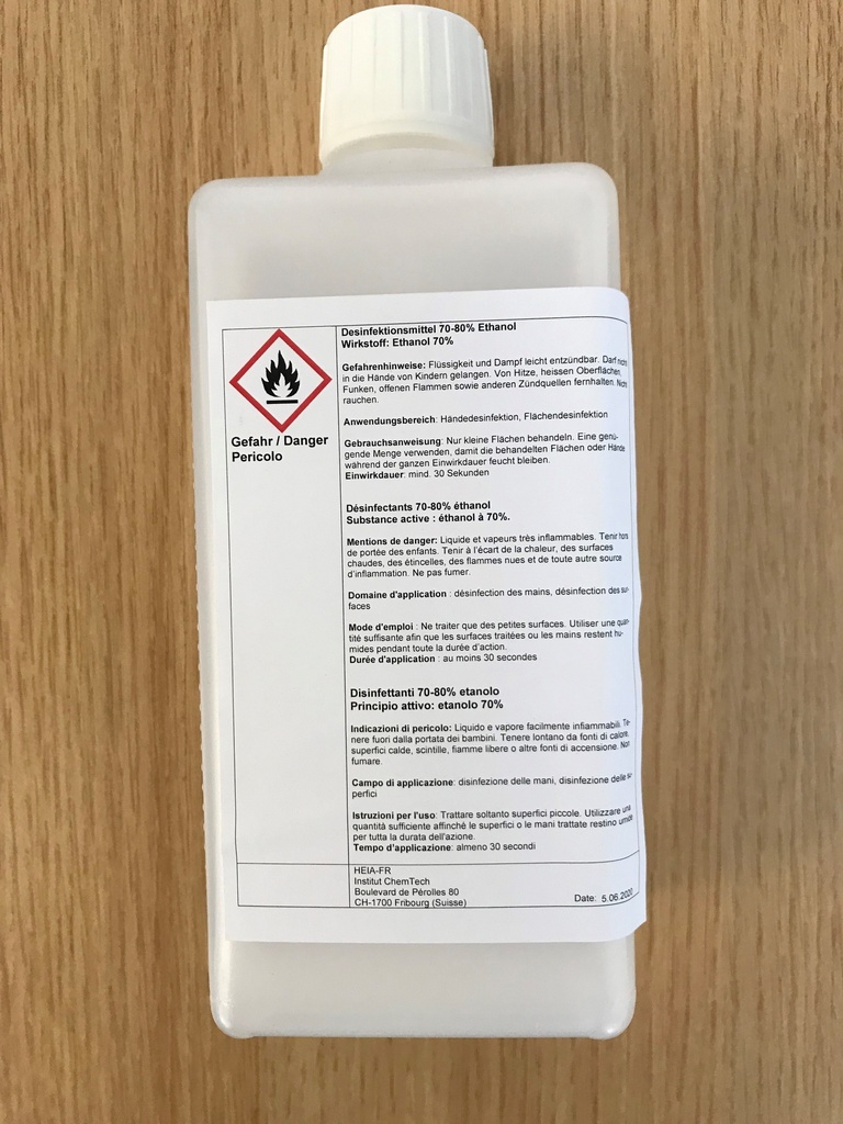 Händedesinfektionsmittel, 0.5 Liter