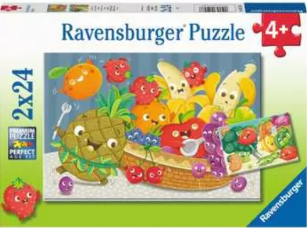 2 Puzzle «Freche Früchte» 24 Teile