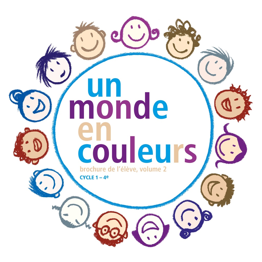 Un monde en couleurs, volume 1, brochure de l'élève (+ feuillets d’autocollants et activités en ligne) (copie)