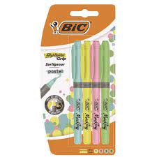 Surligneur Bic, 5 couleurs fluo (copie)
