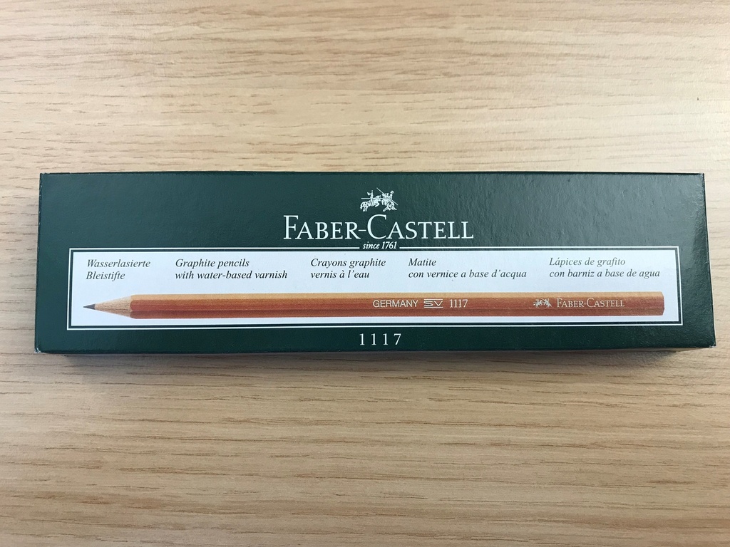 Bleistifte Faber Castell 1117  HB (Sch. zu 12 Stk.)