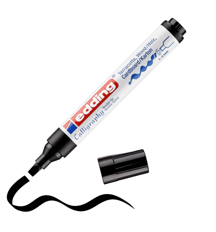 Kalligrafie-Marker edding 1455 schwarz