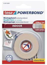 Ruban de fixation tesa® Powerbond double face jusqu'à 50 Kg