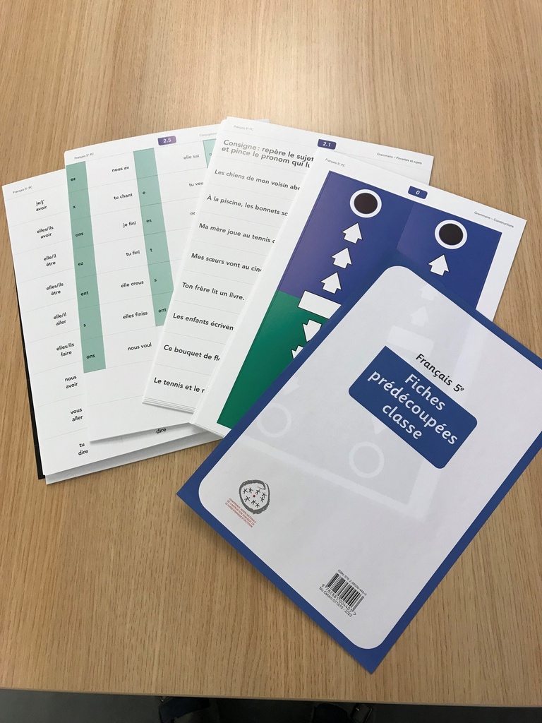 Français 5e, fiches pré-découpées de classe (CATARO 11610)