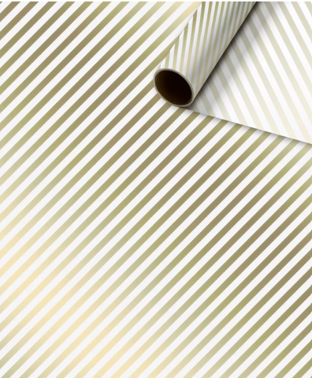 Papier de soie 50 cm x 5m strillé or