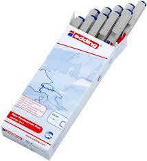 Marqueurs edding 151F OHP solubles bleu boîte à 10 pièces 