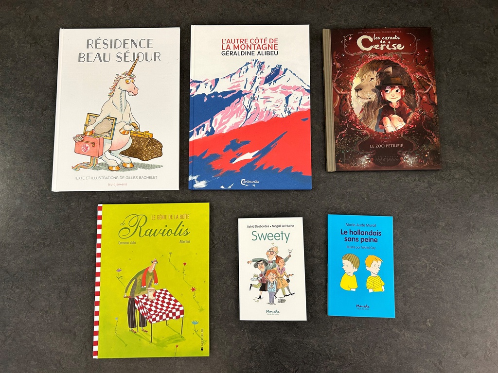 Français 5/6e, lot de 6 livres série rose  (CATARO 011722)