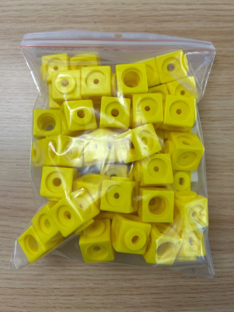 Math 3-8e, Multicubes (50 pces) vert foncé