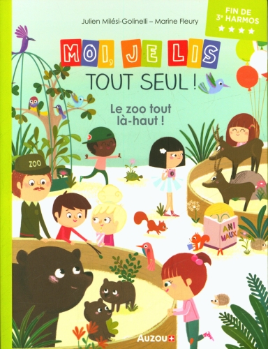 Moi je lis tout seul Pack de 3 albums "La découverte du Papilliorama, le nouvel élève, le zoo tout là haut!"