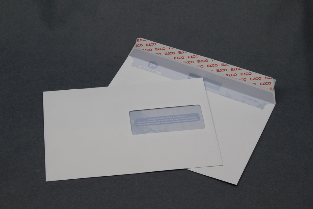 Enveloppes C5, avec fenêtre, blanc, 500 pièces