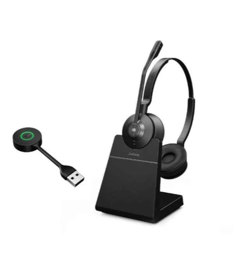 Casque Jabra Engage 55 MS Duo USB-A, station de chargement incluse