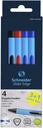 ​Stylo à bille Schneider Slider Edge XB assortiment 4 pièces