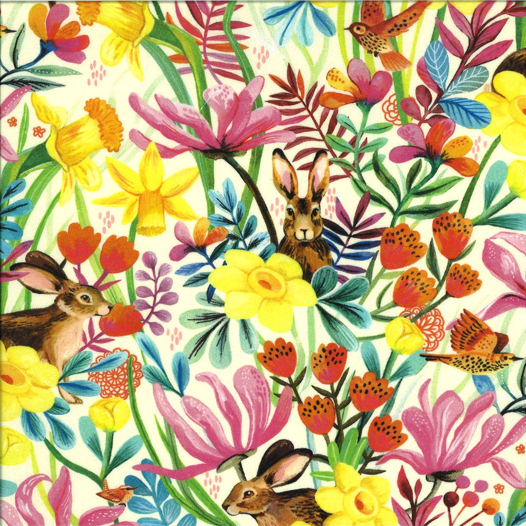 ​Coton imprimé largeur 115 cm