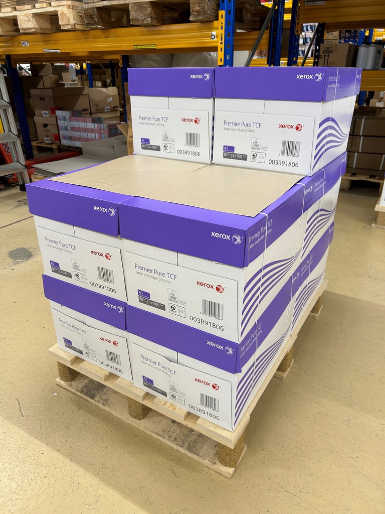 ​Papier photocopies A3 blanc 80 g/m2 Xerox Premier TCF (1/2 palette 25'000 feuilles)