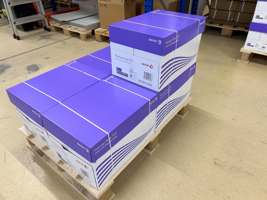 ​Papier photocopies A3 blanc 80 g/m2 Xerox Premier TCF (1/4 palette 12'500 feuilles)