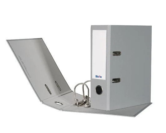 Ordner Biella A5, 7 cm grau