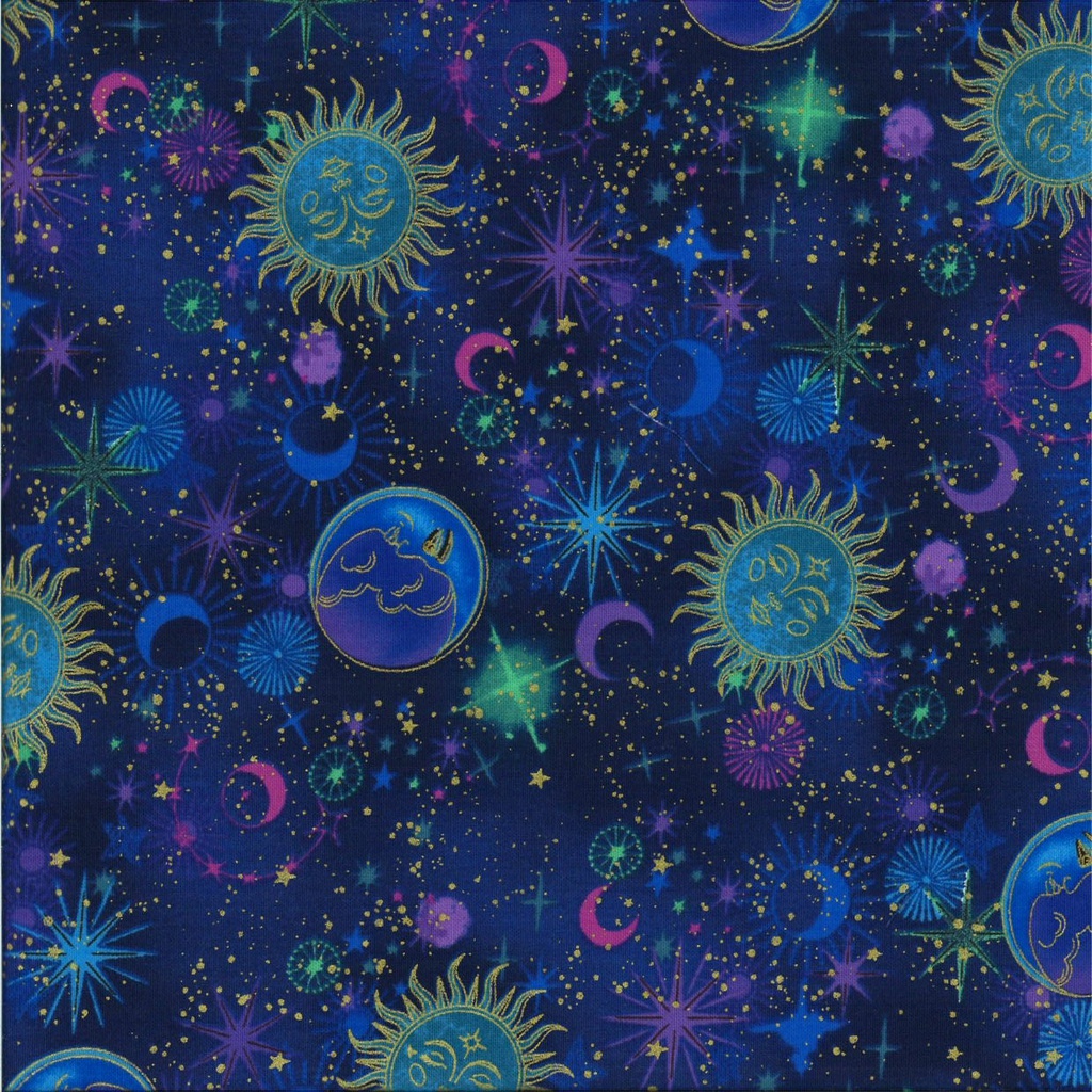 Coton imprimé largeur 115 cm