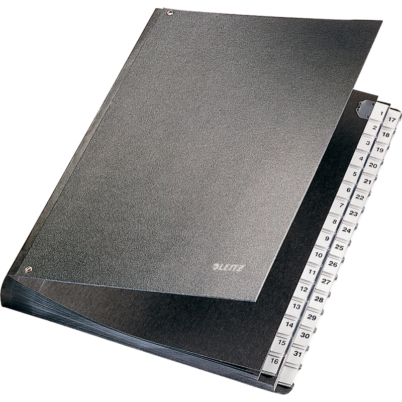 Classeur à compartiment 1 à 31 noir