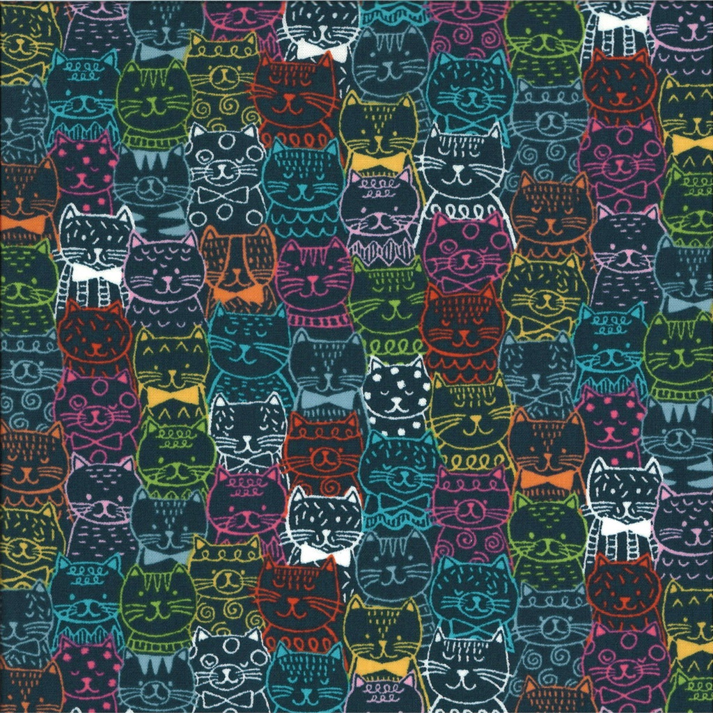 Coton imprimé largeur 115 cm