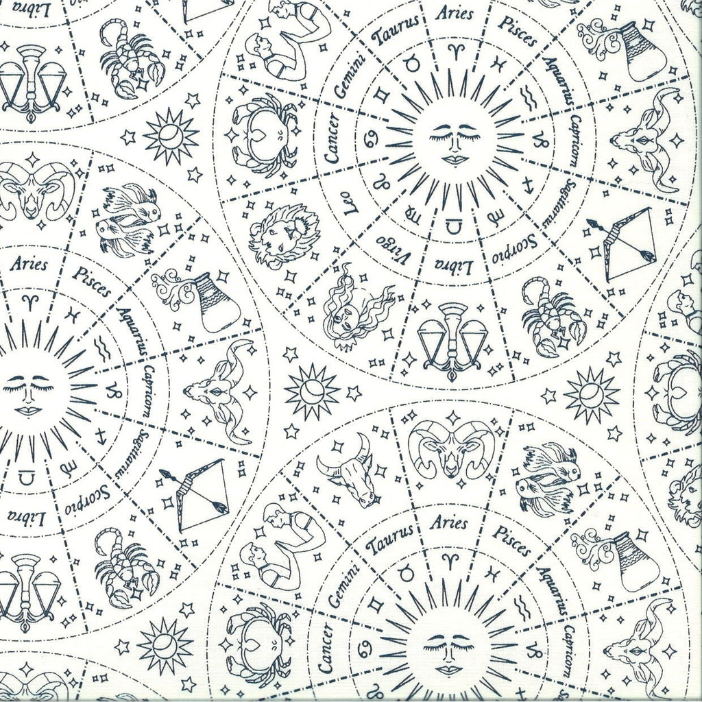 Coton imprimé largeur 115 cm